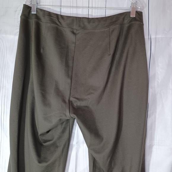 Eileen Fisher Dark Green pull-on pants - Picture 7 of 10